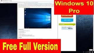 How to Download Windows 10 Pro for Free Full Version 64 Bit✔ [upl. by Sices]