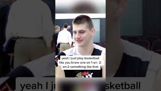 This Nikola Jokic interview from 2014 🤯 nba nikolajokic [upl. by Reemas]