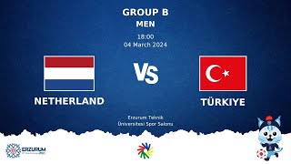 NETHERLANDS vs TÜRKIYE  Futsal DEAFLYMPICS ERZURUM 2024  Men Group Stage [upl. by Aileno578]