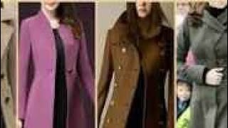 💐Winter Trench coat for ladies designs ideas collection 2025fashiontrends coat fashion 🌹👍 [upl. by Enomyar]