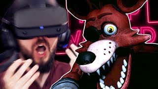 Getting VERY Scared In Five Nights At Freddys VR FNAF VR  Part 1 [upl. by Eirrot157]