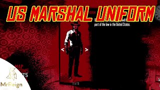 Red Dead redemption 2023  US Marshal Uniform  Complete All US Gang Hideouts in 24 Hours in Game [upl. by Menedez]