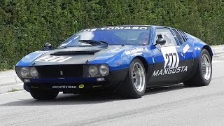 De Tomaso Mangusta Great V8 Sound On Hillclimb [upl. by Anstice814]