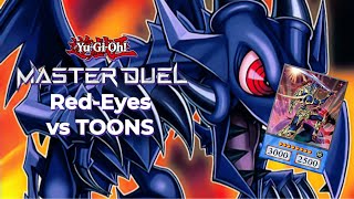 RedEyes Bystial vs Toon Kingdom  Master Duel [upl. by Alliuqa319]