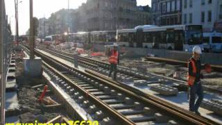 Travaux TRAMWAY le Havre 76 [upl. by Cahra246]