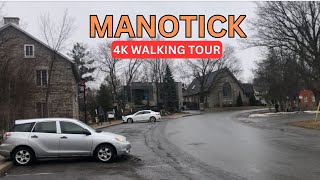 Manotick Ottawa Ontario Canada 4K Walking Tour  Historic Ottawa Suburb  4K Walking Tours [upl. by Auqenwahs]