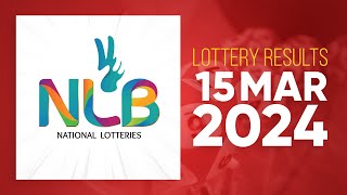 NLB Live Lottery Draw 20240315  0930 PM [upl. by Azne1]