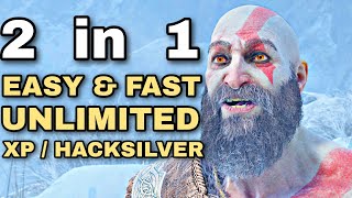 God of War Ragnarok Best HackSilver XP Farming Spot [upl. by Akinajnat370]