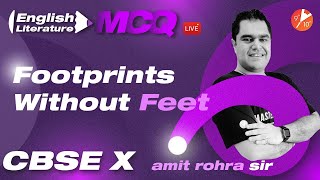 Footprints Without Feet MCQs English Literature MCQ  CBSE Class 10 English  Term 1 Preparation [upl. by Adilen]