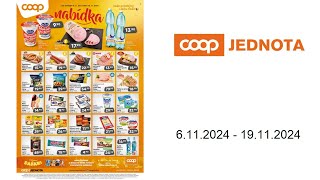 Leták COOP Jednota CZ  6112024  19112024 [upl. by Einhoj]