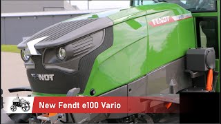 Fendt  New Fendt e100 Vario  The batterypowered compact tractor  Fendt vario  TractorLab [upl. by Orr]