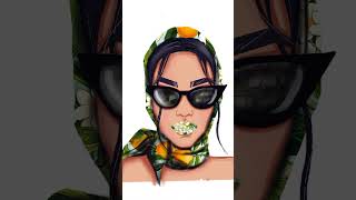 procreate art fashion дизайнеродежды fashionillustration illustration drawing dolcegabanna [upl. by Scarface]