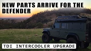 39 Allisport Intercooler install  more DEFENDER 300TDI [upl. by Ynnavoj]