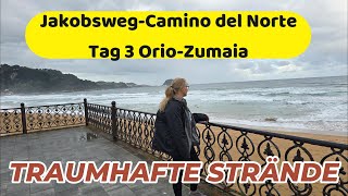 TRAUMHAFTE STRÄNDE  Camino del Norte  Jakobsweg  Tag 3 [upl. by Ellemaj]