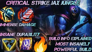 How to Play Critical Strike Jax Jungle Build Info Explained  League of legends [upl. by Courtney]