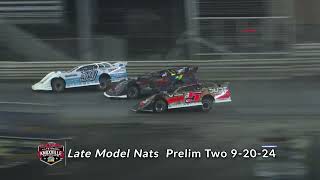 Late Model Knoxville Nationals Night 2 Highlights  September 20 2024 [upl. by Barbee297]