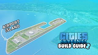 International Airport On An ISLAND In Cities Skylines  Orchid Bay [upl. by Atinahs605]