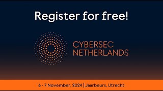 Visit Cybersec Netherlands 2024 [upl. by Aretak]