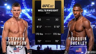 STEPHEN THOMPSON VS JOAQUIN BUCKLEY FULL FIGHT UFC 307 [upl. by Abe]