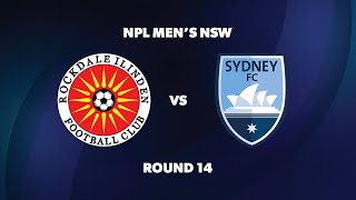 NPL Men’s NSW Round 14 Rockdale Ilinden FC v Sydney FC [upl. by Caryn]