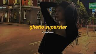 lazza ghali  ghetto superstar slowed  reverb [upl. by Silloc678]