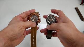 Tudor Black Bay Fifty Eight58 amp Black Bay Bronze  comparison  VLOG 163 [upl. by Jasun262]