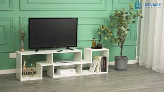 DEVAISE  Flat Screen TV Stand for 45 50 55 65 inch TV [upl. by Poliard]