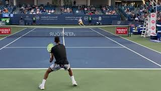 左利き編集、オジェアリアシムのフォアハンドストローク（スロー）  Felix Auger Aliassime Forehand Stroke Slow Motion【Lefty】 [upl. by Seigler823]