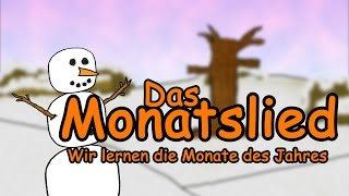 Monate Lied deutsch  Jahreszeiten lernen im Zeitraffer  quotCalendar Song germanquot Month of the Year [upl. by Anihpesoj]