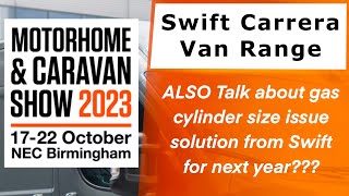 NEC Motorhome and Caravan Show Oct 2023 Inc Swift Carrera Range [upl. by Manville]