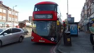 254 leave Stamford Hill Library [upl. by Dennie]