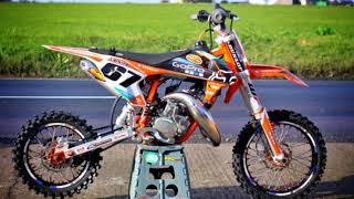 Full Throttle Finley 67 KTM sx50 Bigwheel practice [upl. by Adabel]