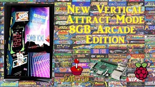 8gb Vertical Portrait Retropie Arcade Build  800 Classic Arcade Games [upl. by Wendi]