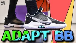 Nike ADAPT BB Performance Review 350 SelfLacing Basketball Shoe [upl. by Judy796]