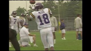 Randy Moss 1998 Scrimmage vs Saints and Interview [upl. by Grenville]