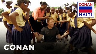 Conan Visits A Haitian Elementary School  CONAN on TBS [upl. by Ttirrej]