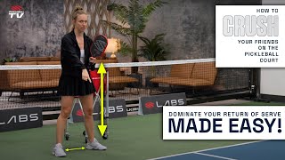 MASTER the Perfect Return in Pickleball [upl. by Newsom527]