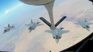 F35 Aerial Refueling With KC135 Stratotanker [upl. by El]