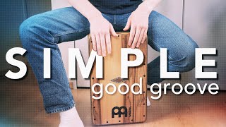 The Most Basic Cajon Groove  Lets Really Perfect It [upl. by Yelbmik]