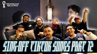 Reza Darmawangsa  SINGOFF TIKTOK SONGS PART 12 vs EltasyaNatasha  Serabut Reaction [upl. by Hinkle]