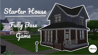 Sims 4  Starter Home ALL Base Game Speed build [upl. by Izak]