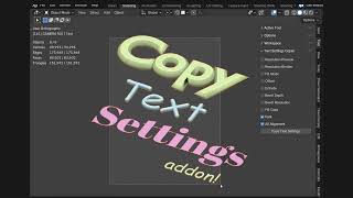 Want to copy ALL text settings in Blender Try this [upl. by Alper]