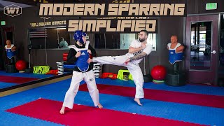 Modern Sparring Simplified  Taekwondo Sparring Tips [upl. by Genaro]