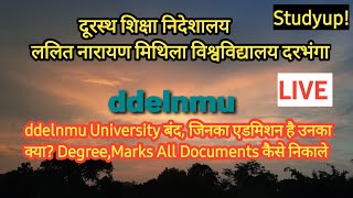 ddelnmu degree marksheet Live [upl. by Nordine]