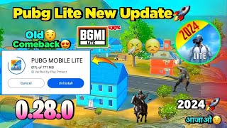 Pubg Lite New 0280 System Update 2024  Pubg Mobile Lite 0280 New Update Download 2024 [upl. by Yanahs]