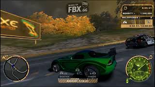 NFS Most Wanted  Longest Pursuit with JVs Viper Heat 7 8 and 9 [upl. by Woodall]