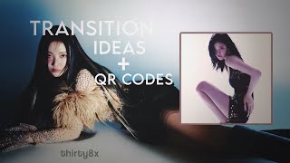 TRANSITION IDEAS 2  VIDEO STAR QR CODES [upl. by Aicelaf]