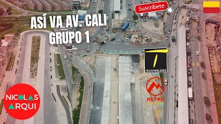 Así va Construcción de TransMilenio Avenida Cali entre Av Circunvalar Sur y Av Bosa en Bogotá 🇨🇴 [upl. by Gnel]