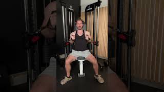 Seated Clavicular Cable Press [upl. by Sibelle]