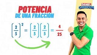 POTENCIA DE UNA FRACCIÓN PARTE 1 [upl. by Caras]